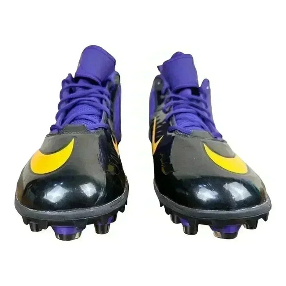 Nike Lunarlon Superbad Pro TD Football Cleats Rare Purple 534994-518 Size 14 - Picture 4 of 13